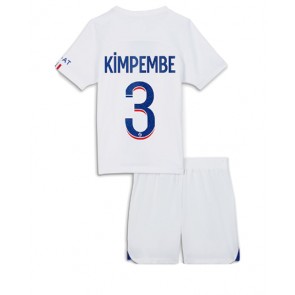 Paris Saint-Germain Presnel Kimpembe #3 kläder Barn 2022-23 Tredje Tröja Kortärmad (+ korta byxor)
